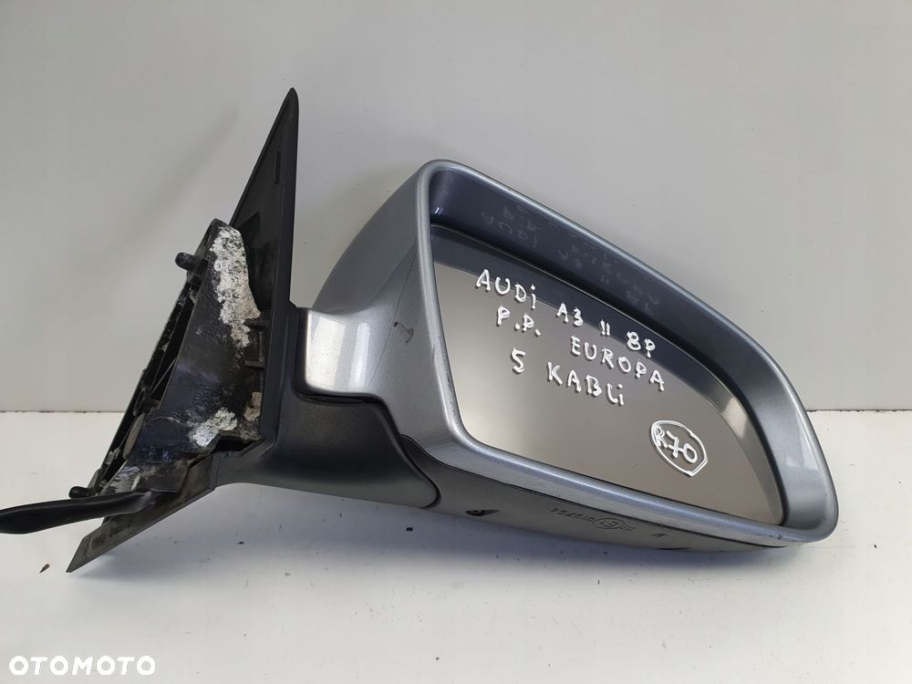 LUSTERKO PRAWE Audi A3 8P 03-08r _ PASAŻERA 6 Pin kabli Europa - 3