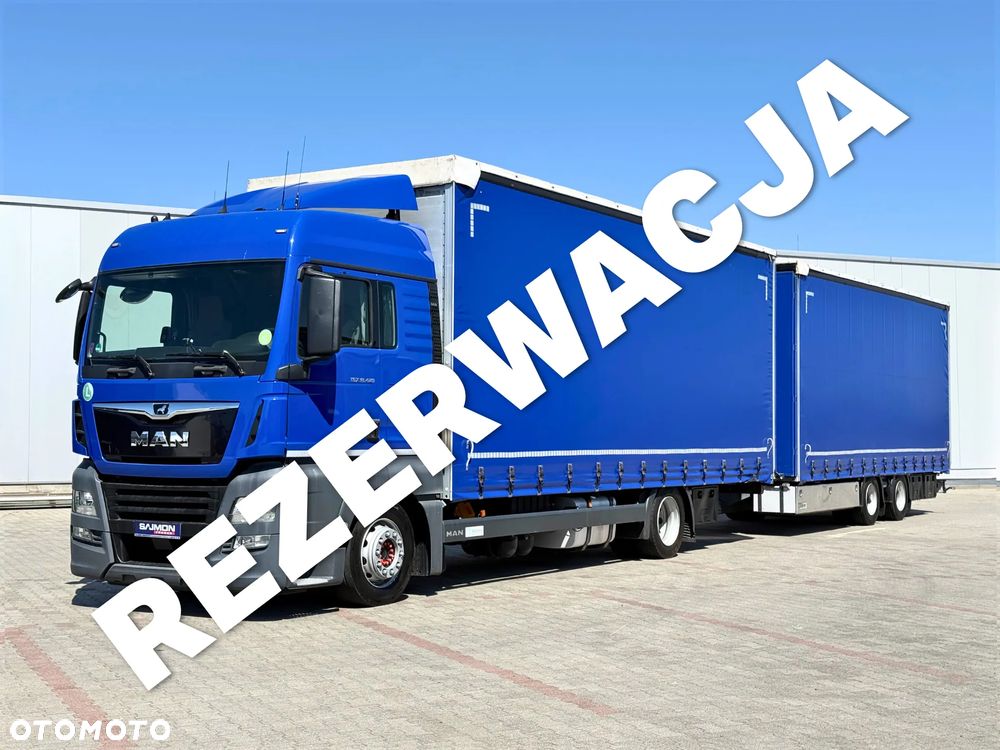 MAN TGX 18.430 / PRZEJAZDOWY / ZESTAW TANDEM 120M3 / 7,75 M + 7,75 M