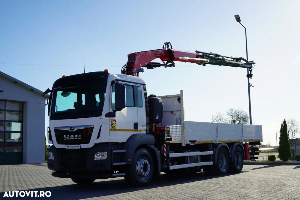 MAN TGS 26.420 / 6x4 / LIVRARE - 6,7 M / HDS FASSI F175A / EURO 6 / 2019 / RADIOCOMANDĂ / ROTATOARE - 2