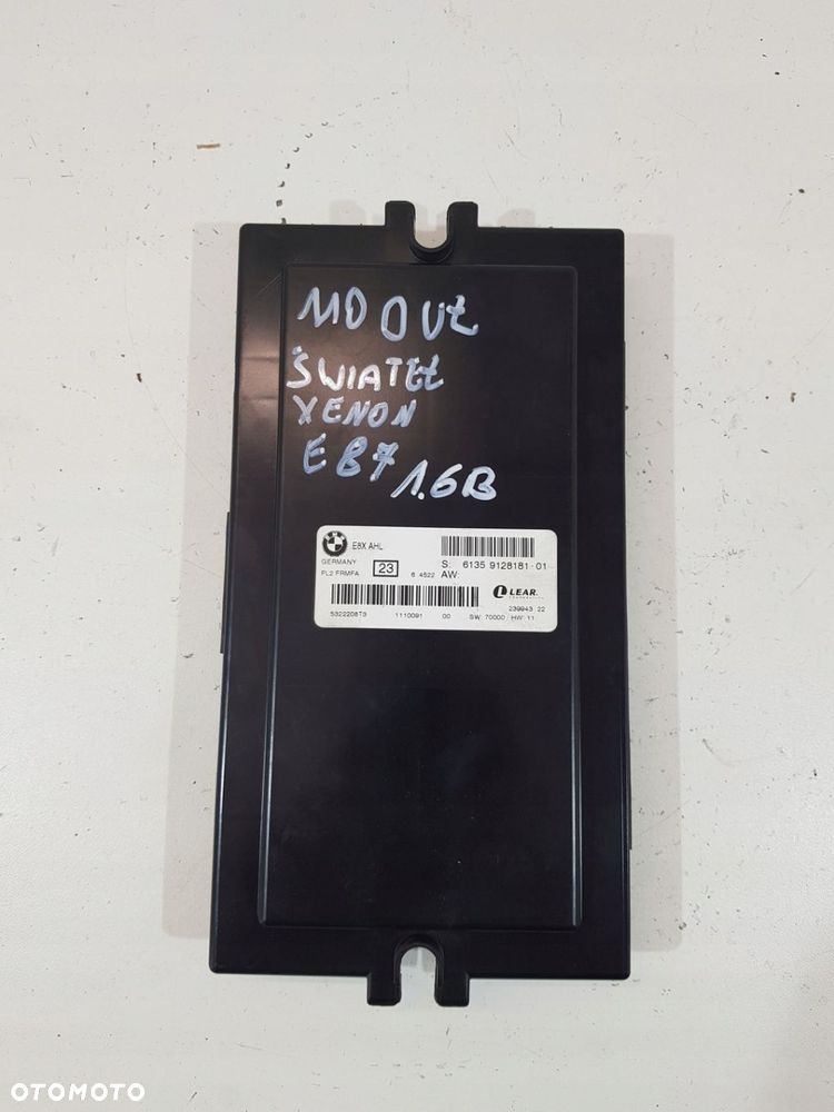 BMW SERIA 1 E87 MODUŁ ŚWIATEŁ XENON 9128181 2006 - 1