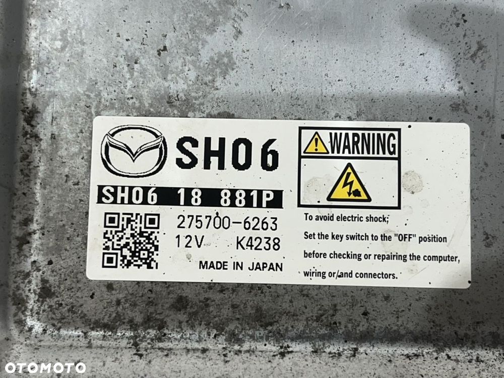MAZDA 6 2.2D KOMPUTER STEROWNIK SH0618881P - 6