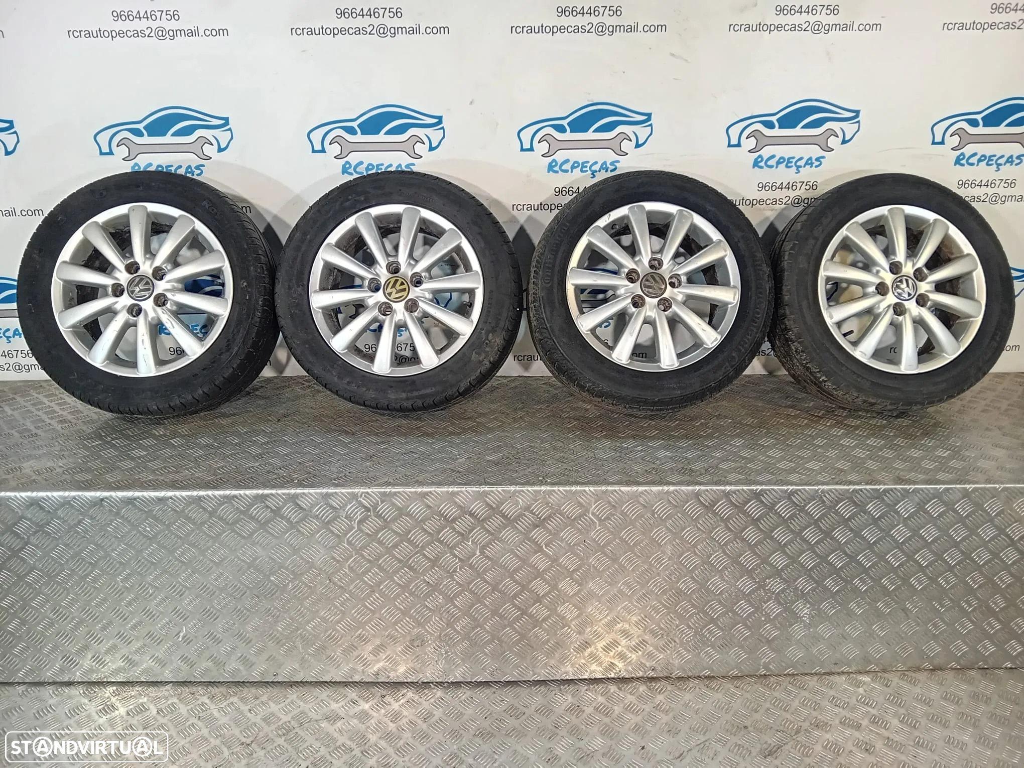 Jantes 17 Originais VW Sharan 7M3601025G 7J 16 ET59 - 4