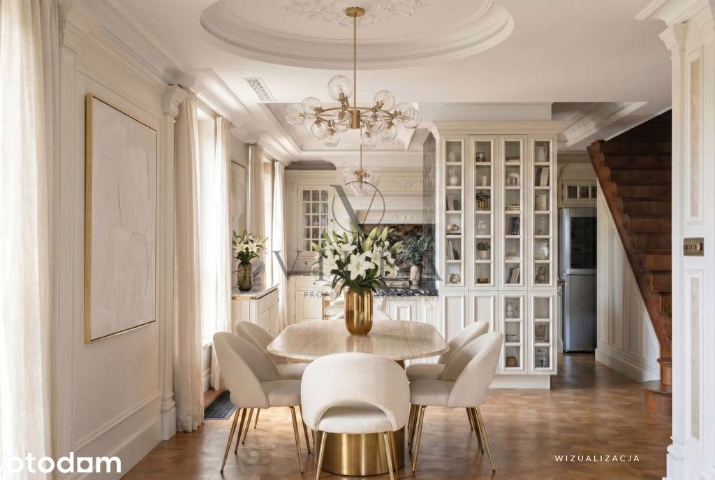 Luksusowy penthouse z pięknym zielonym tarasem