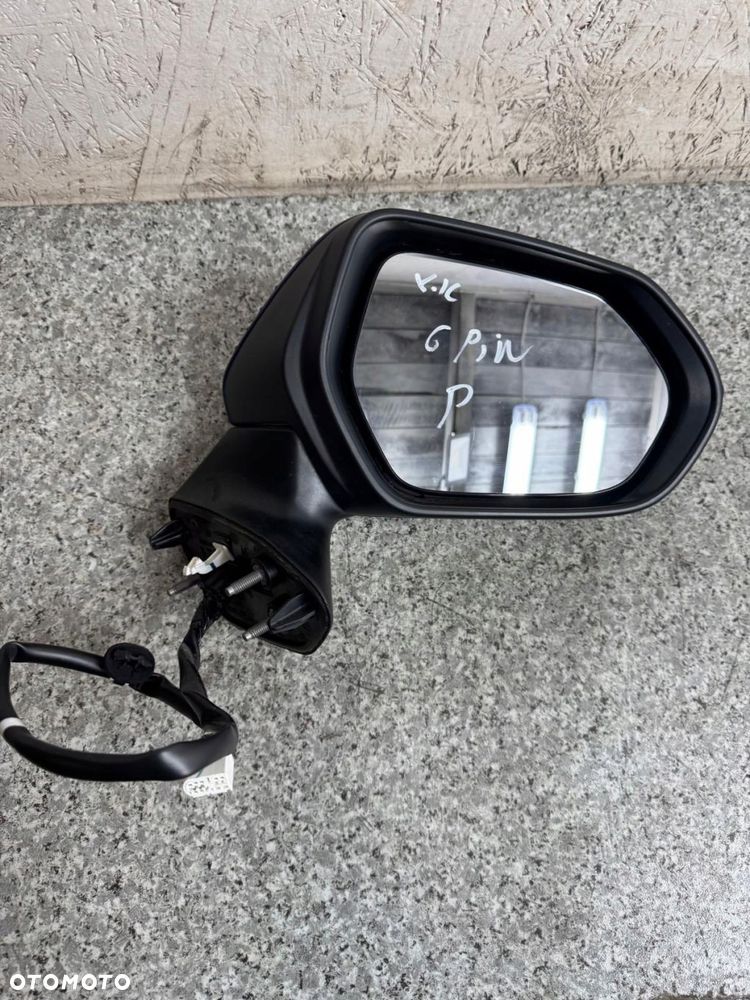 lusterko prawe 6 pin pinów yaris cross kross 2022 w-wa europa 8w7 - 9