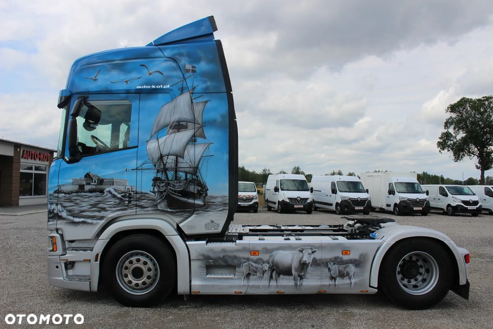 Scania R500 /AEROGRAF /LED /STANDARD/ PRZÓD + TYŁ PODUSZKI /RETARDER /**SERWIS**/ SUPER STAN/ - 10