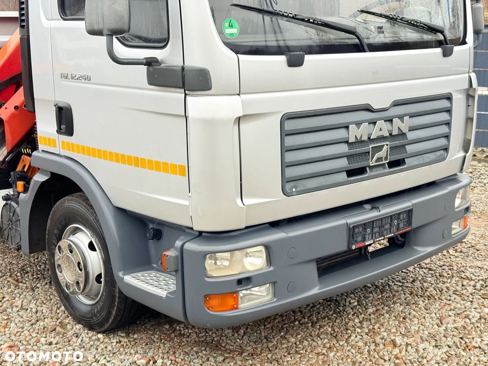 MAN MAN TGL 12-240 Kiper Wywrotka 4x2 Kran PALFINGER PK 12500 BARDZO DOBRY STAN - 24