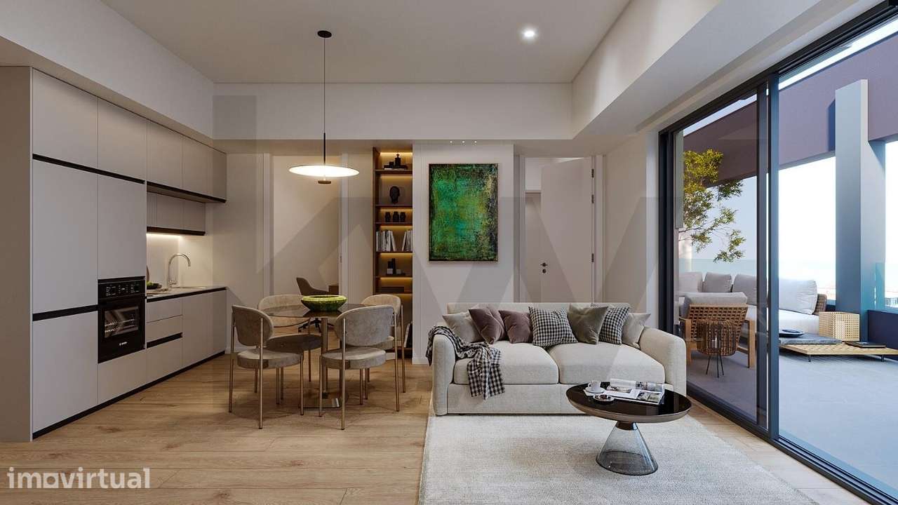 Apartamento T0 no Empreendimento Tetris com Garagem e arrumos, localiz - Grande imagem: 4/20