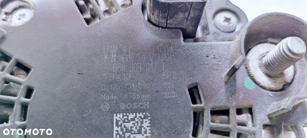 ALTERNATOR AUDI A4 A5 1.8 2.0 TFSI 150A 06H903017T - 5