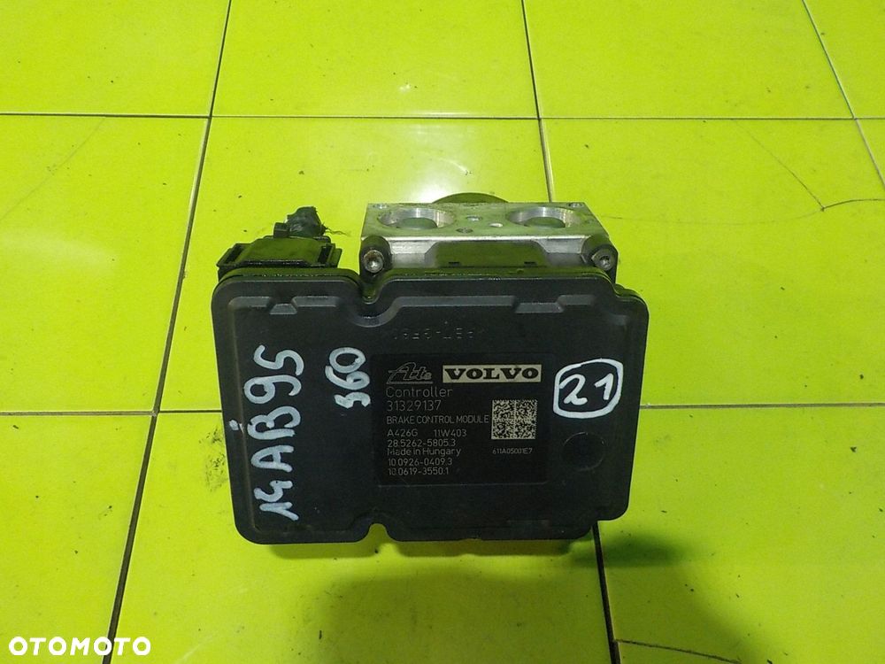 VOLVO V60 I S60 II 11r 2.4 D5 pompa ABS P31329137 10.0212-0543.4 - 3
