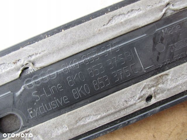 Audi A4 B8 kombi Nakładka listwa progowa 8K0853376 komplet - 9