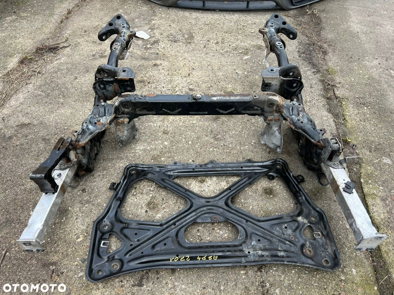 AUDI A8 D4 SANKI PRZEDNIE WÓZEK KOŁYSKA PRZÓD 4H0399315AE - 12