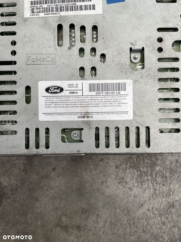 Radio nawigacja Ford fusion ds7t-19c107-ck - 3