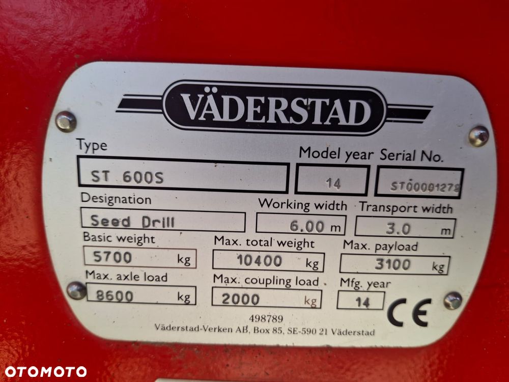 Väderstad Spirit 600S - 12