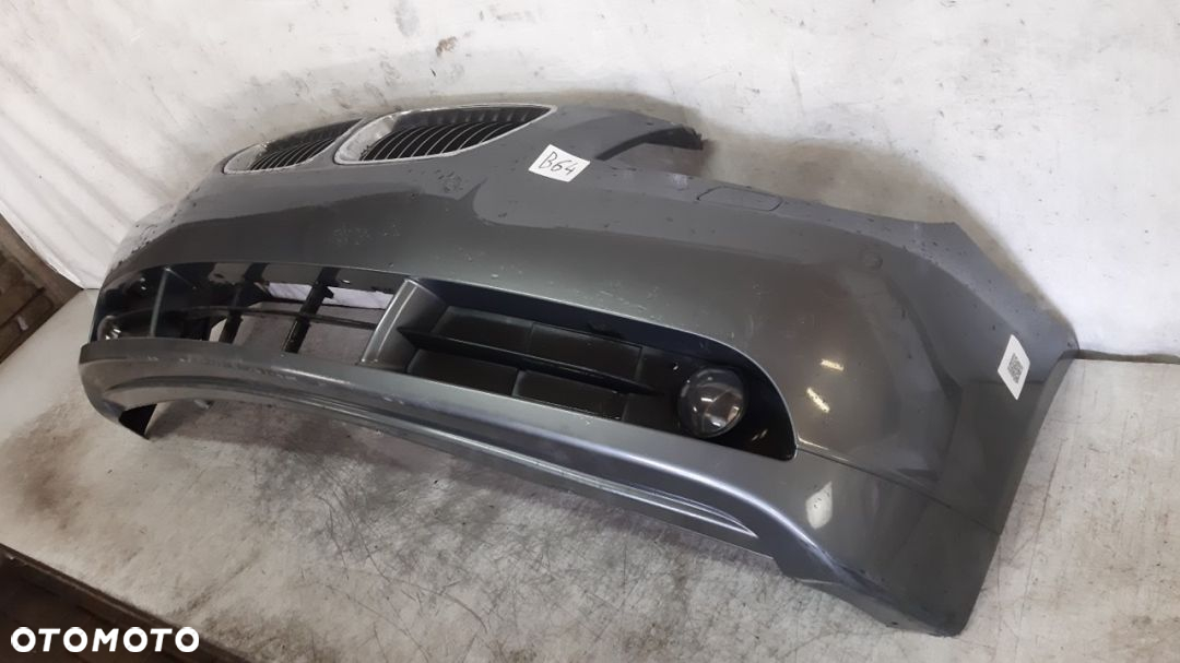 ^ ZDERZAK PRZÓD PRZEDNI DO BMW SERII 5 E60/E61 PDC HALOGENY SPRYSKI XENON SPACEGRAU SZARY - 3