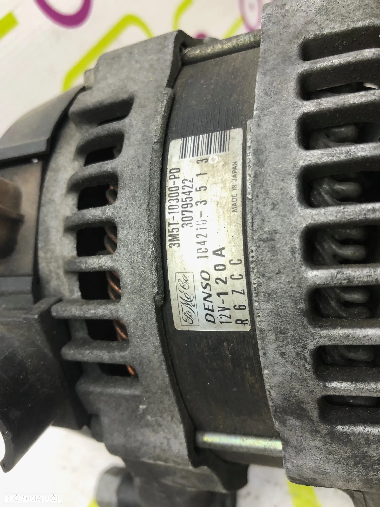 Alternador FORD FOCUS II / C-MAX 1.6 TDCi Ref - 30795422 NO-50281 - 4