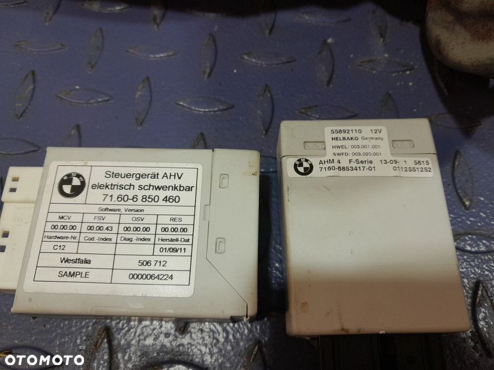 BMW 5 F10 F11 HAK HOLOWNICZY ELEKTRYCZNY 13 PIN MODUŁY 6795717 - 5