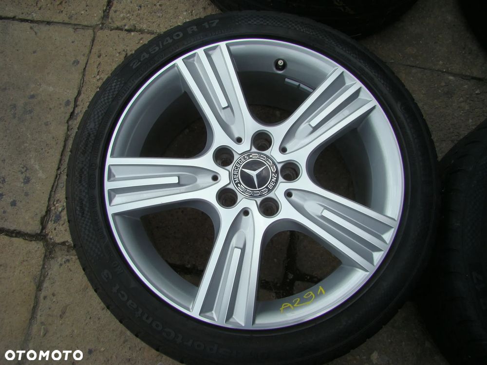 a291 5x112 Mercedes Benz w204 przód 7,5jx17 225/45 tył 8,5Jx17 245/40 lato - 2