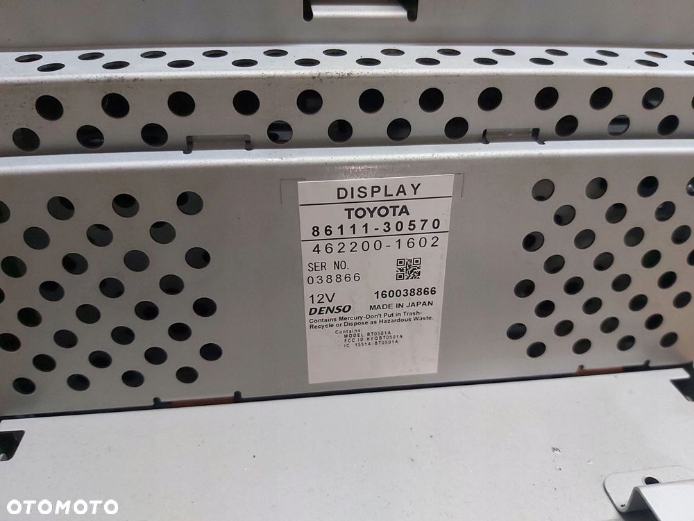 LEXUS GS III radio ekran wyświetlacz panel 86111-30570 - 6