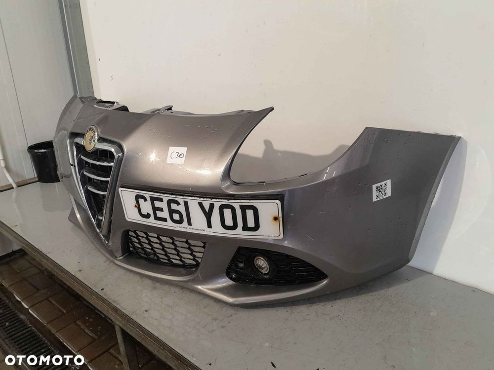 ^ ZDERZAK PRZÓD PRZEDNI ALFA ROMEO GIULIETTA VR318 SZARY HALOGENY - 3