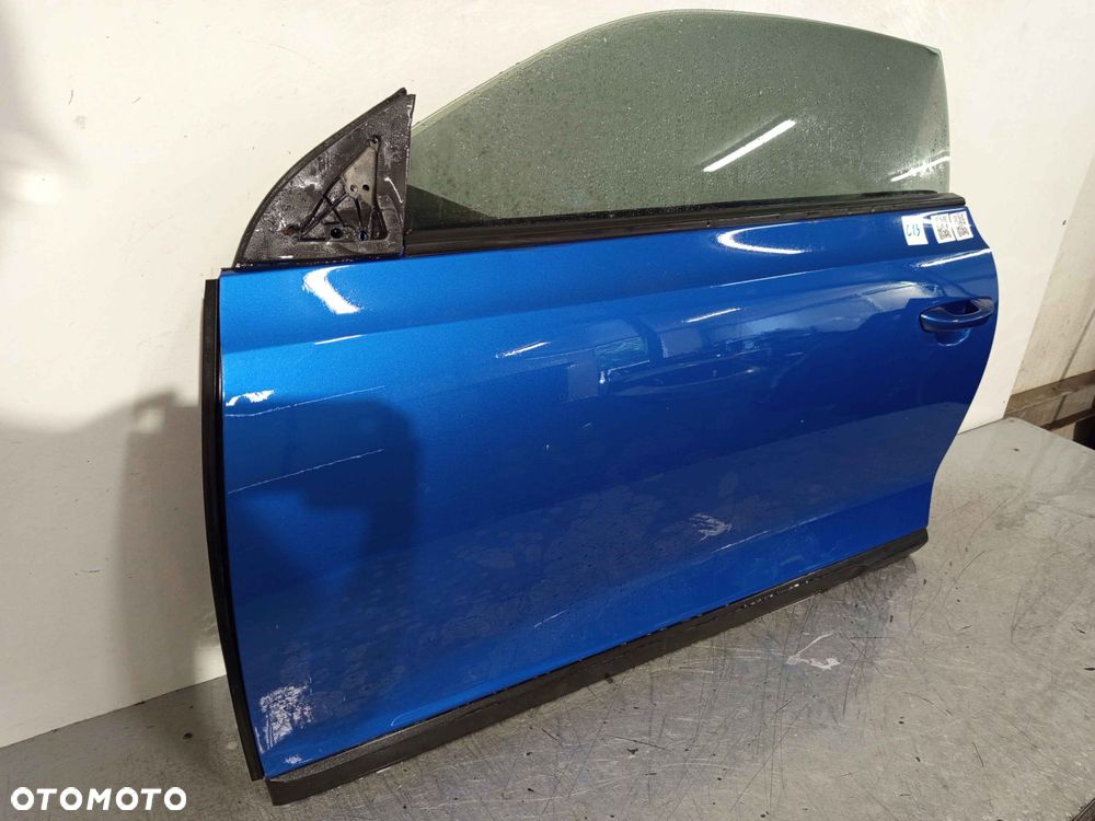 + DRZWI PRZÓD PRZEDNIE LEWE DO VOLKSWAGEN VW SCIROCCO III 3 1K8 LR5Z BŁĘKITNE NIEBIESKE - 3