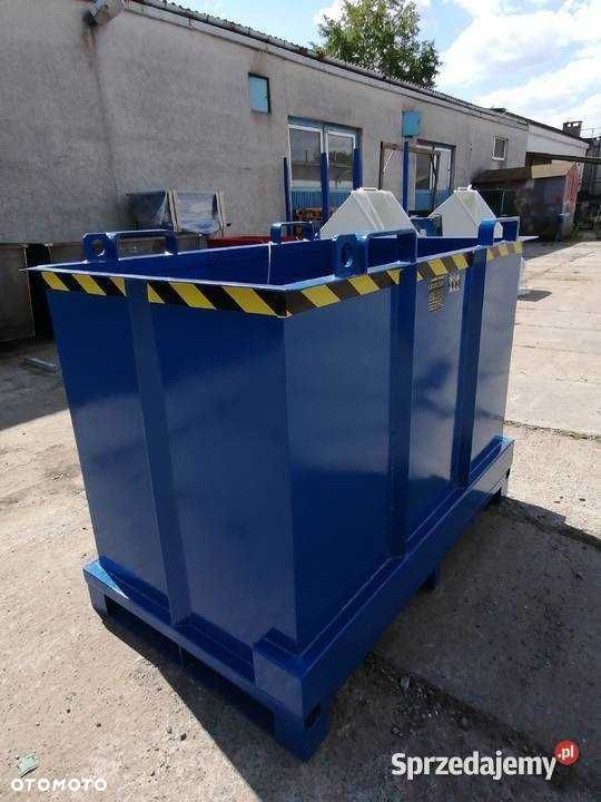 PMD 1000L Pojemnik Z Otwieranym Dnem Idealny -Plac Budowy i nie tylko - 1