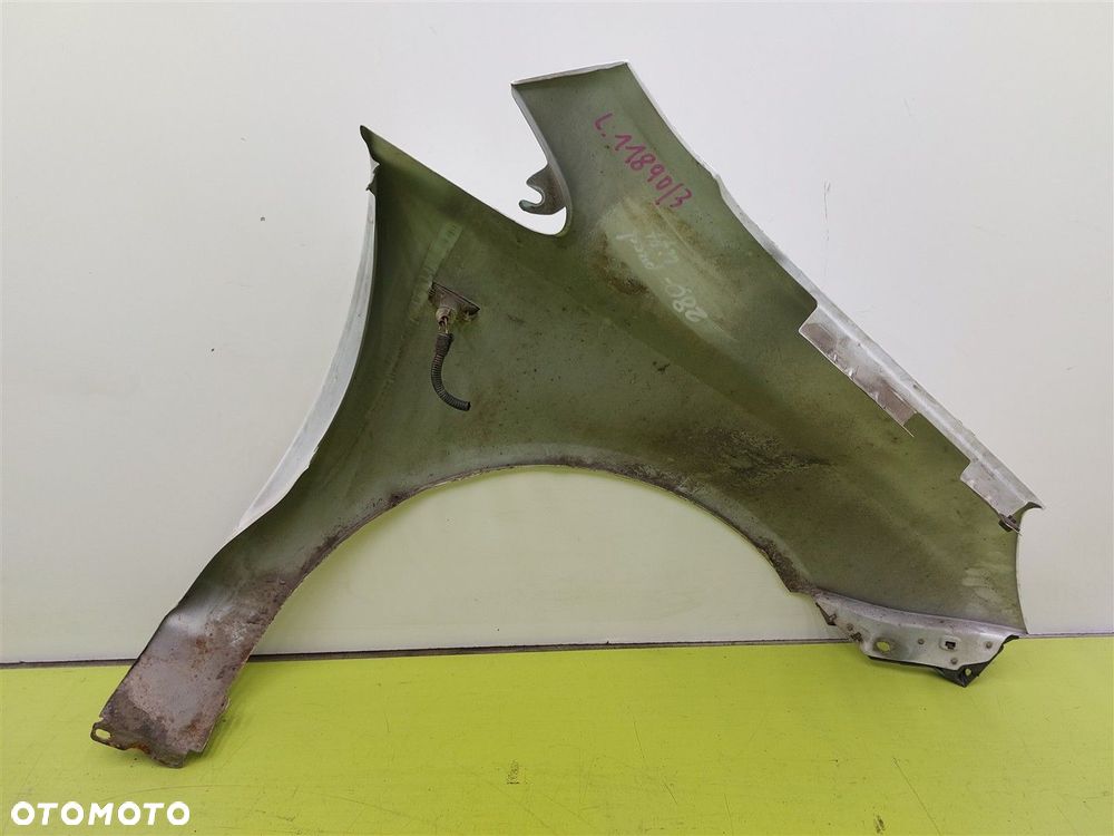 Błotnik przedni lewy OPEL CORSA D 2006-2014 10U / Z474 BIAŁY - 7