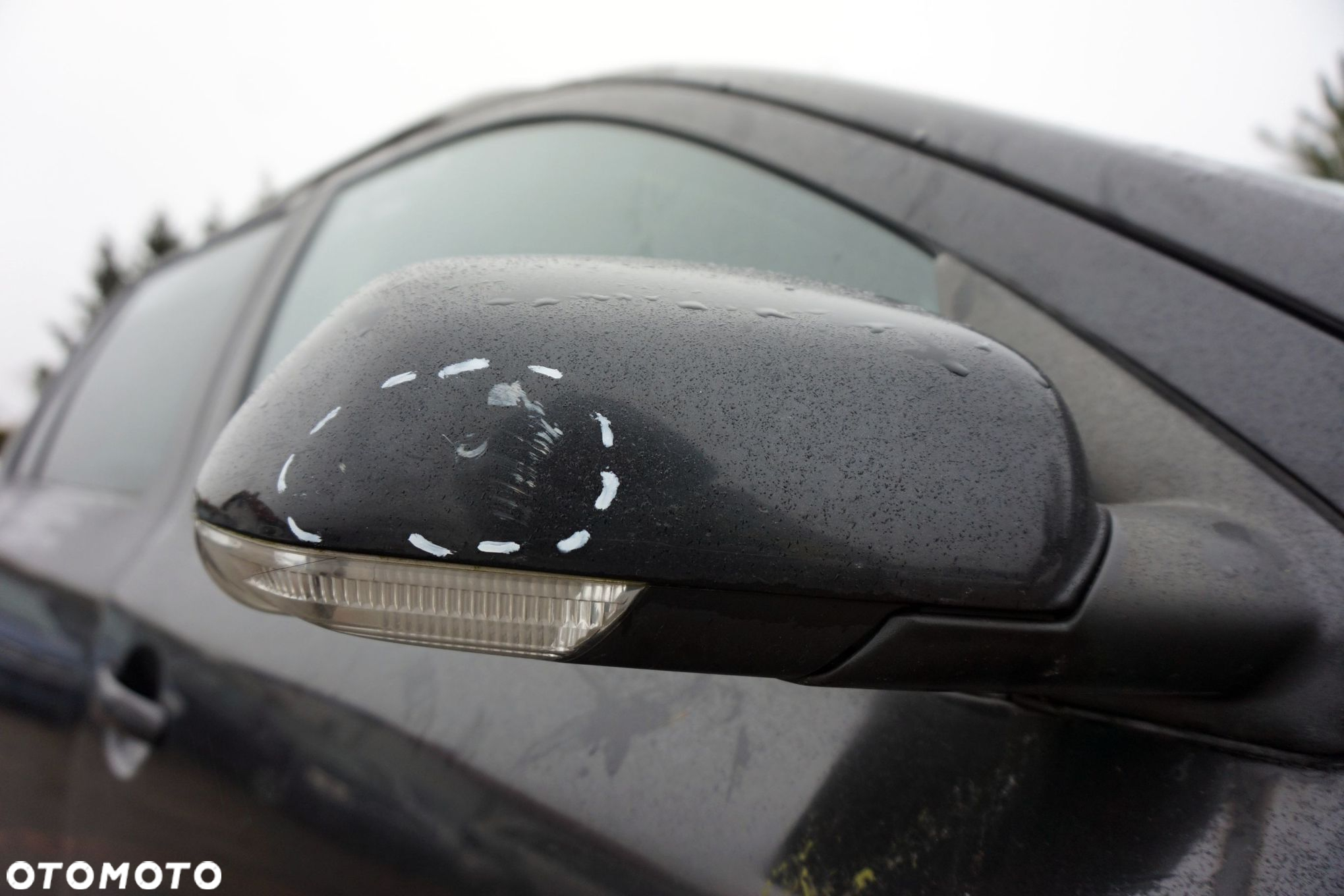 LUSTERKO ELEKTRYCZNE PRAWE OCTAVIA II LIFT 9910 1Z1857508F CZARNY SKODA 2008-2013 - 2