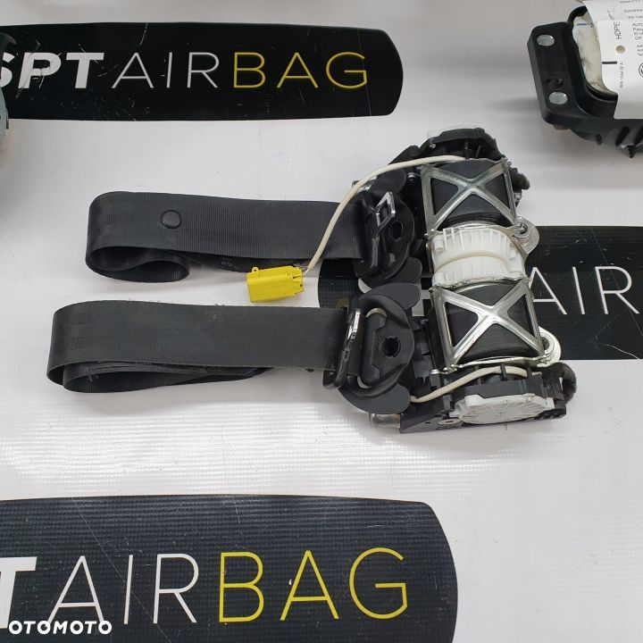 VW TIGUAN 1 I LIFT DESKA ROZDZIELCZA KONSOLA KOKPIT PULPIT PODUSZKI AIRBAG AIR BAG PASY KIT SET - 9