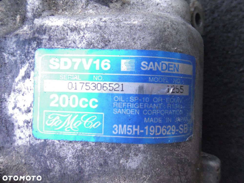 SPRĘŻARKA KOMPRESOR POMPA KLIMATYZACJI FORD FOCUS MK2 3M5H-19D629-SB - 5