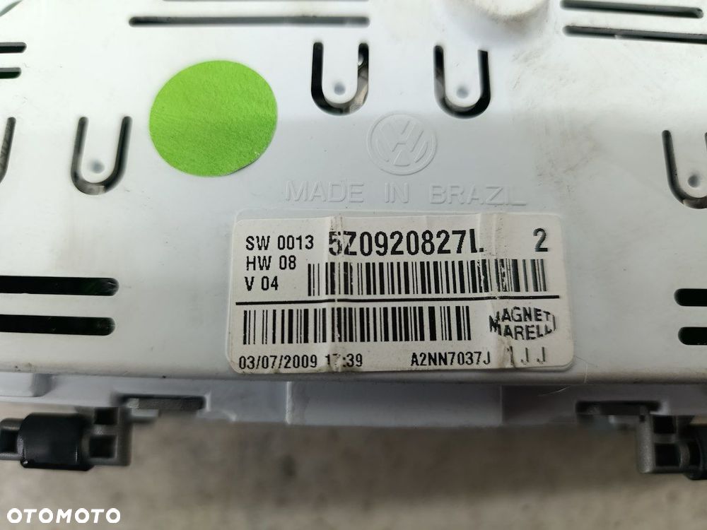 LICZNIK VW FOX 5Z0920827L A2NN7037J 1.2 6V - 8