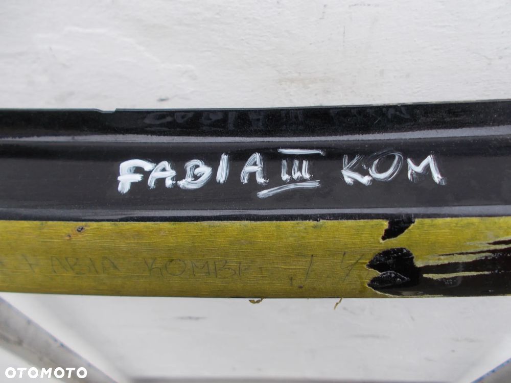 SKODA FABIA III KOMBI 6V9 BELKA ZDERZAKA TYŁ TYLNA - 2