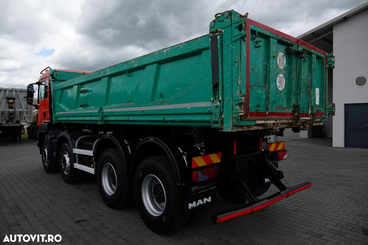 MAN TGS 35.400 / 8X4 / BASCULĂ 2 LATURĂ / HYDROBURT / BORDMATIC / EURO 5 - 11