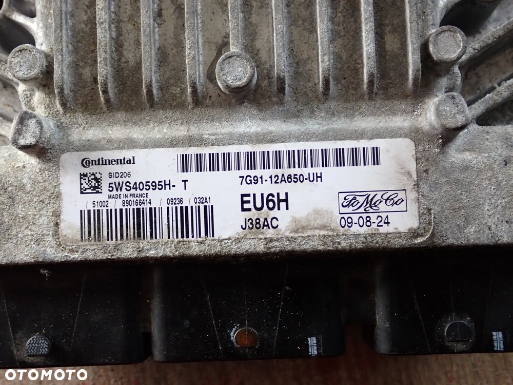 FORD MONDEO MK4 KOMPUTER STEROWNIK SILNIKA 7G91-12A650-UH - 4