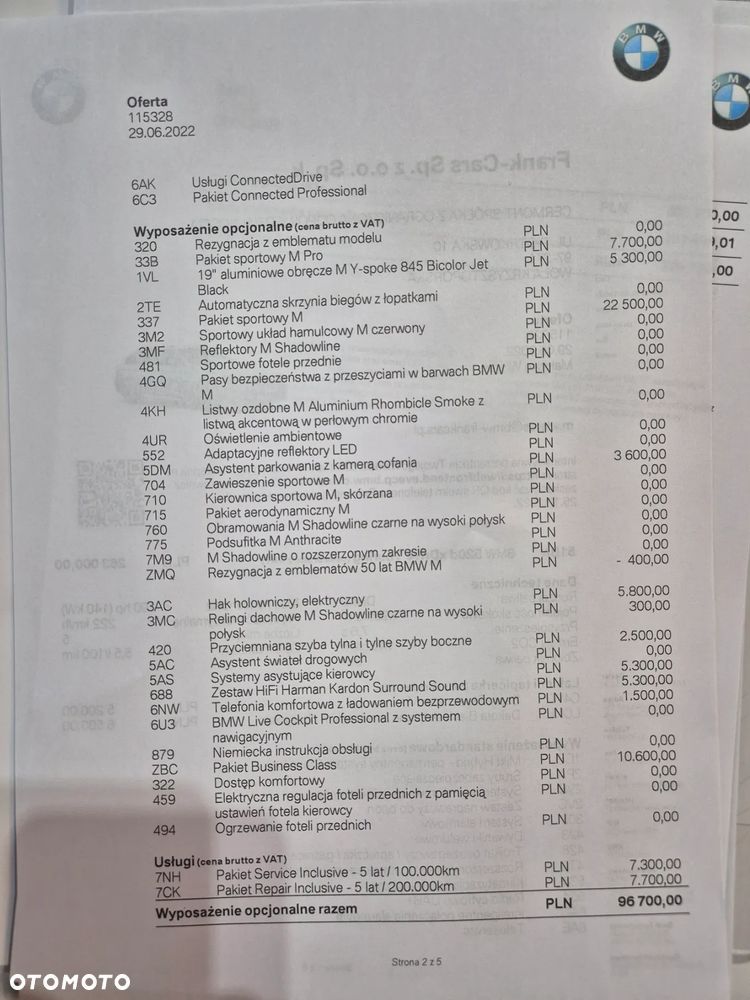 BMW Seria 5 520d xDrive mHEV M Sport sport - 40