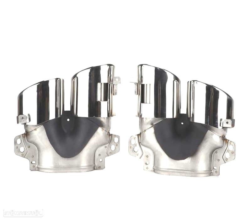 PONTEIRAS DE ESCAPE MERCEDES CLASE A W177 CLA W118 18- LOOK A45 AMG - 4