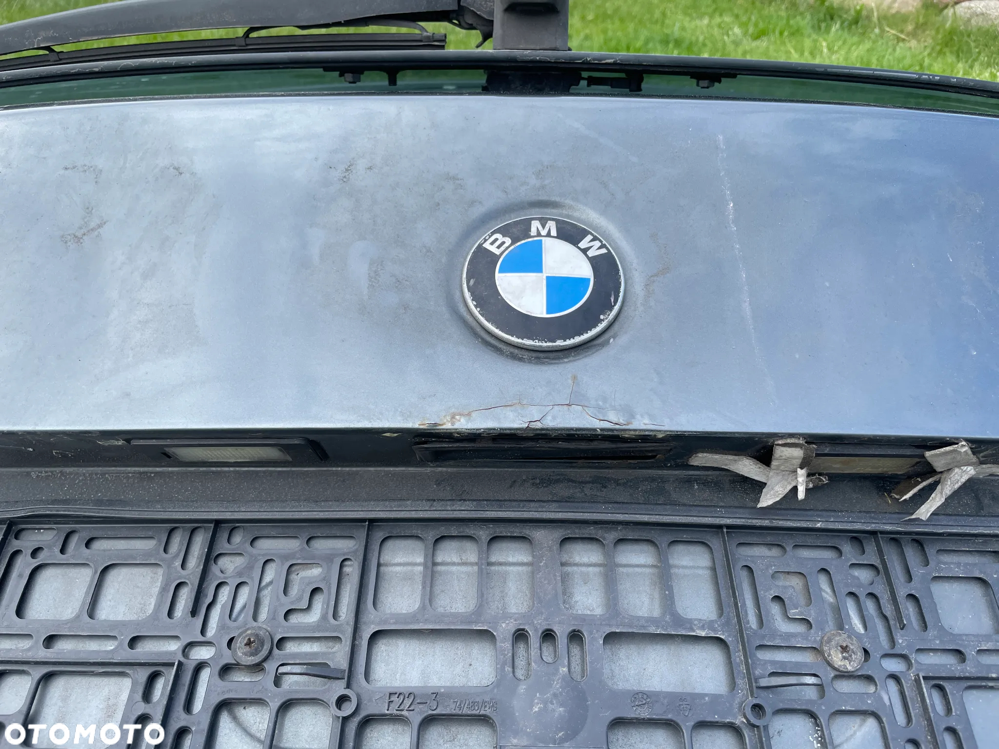 BMW E61 KLAPA TYŁ KOMPLETNA EUROPA kombi zamek lampa lewa prawa tył TITANGRAU II METALIC - 2
