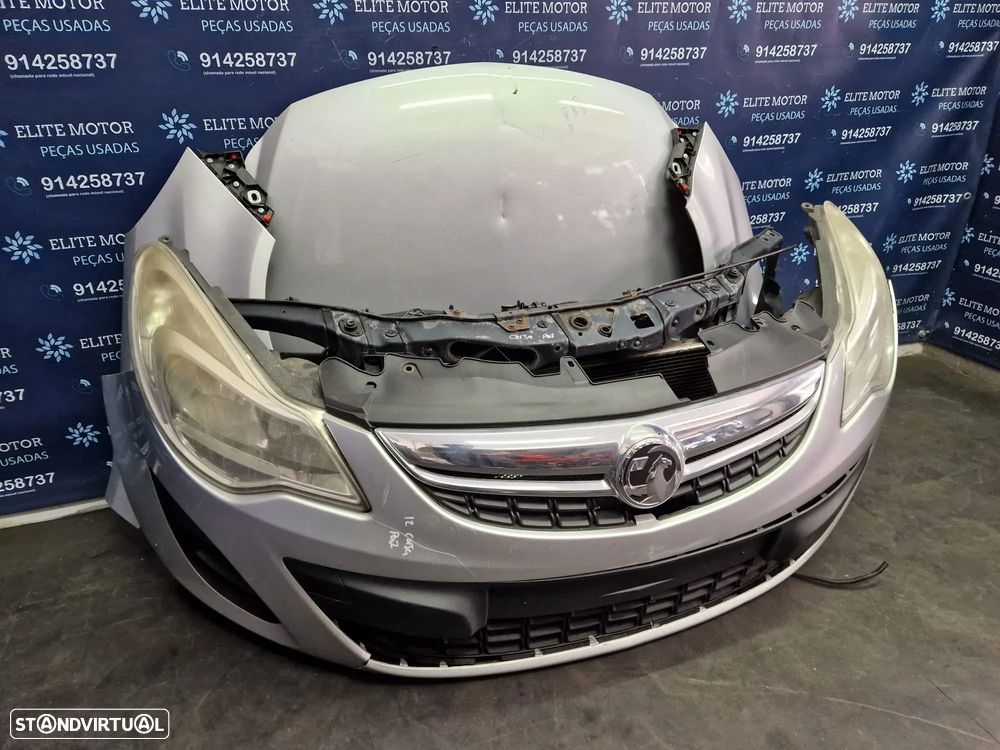 Frente completa usada OPEL CORSA D 2014 capot parachoques oticas guarda lamas radiador - 2
