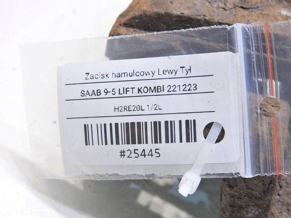 ZACISK HAMULCOWY LEWY TYŁ SAAB 9-5 2.0 T - 4