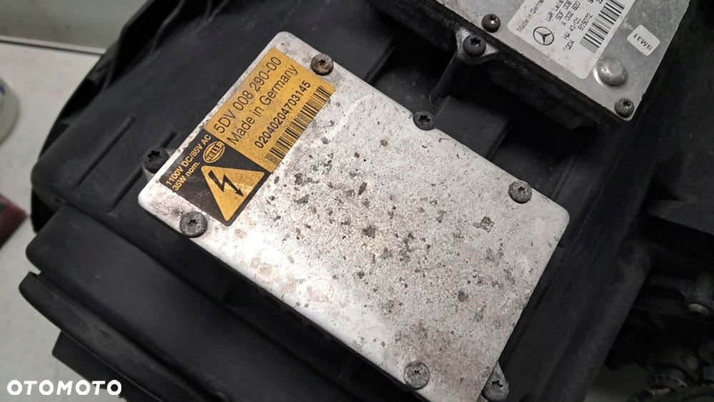 mercedes w211 prawa lampa przednia - anglik xenon przetwornica spryskiwacz - 14