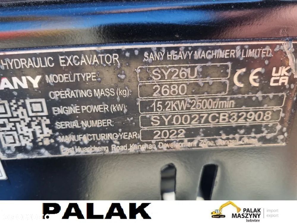 Sany SY 26 Nie JCB 8026 - 16