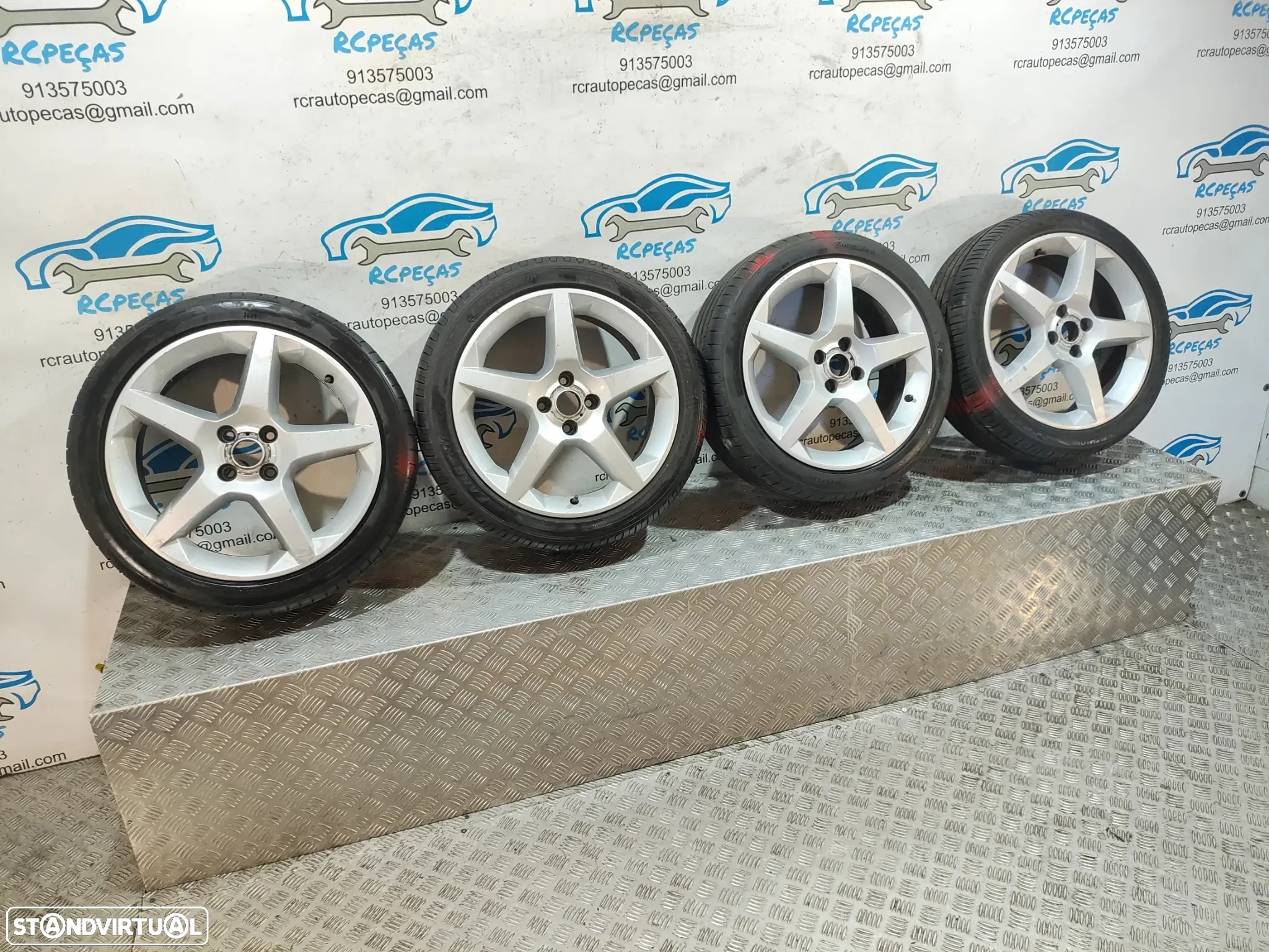 Jantes 17" Ronal | Opel - Tigra B - ORIGINAIS - 8.5J | ET41 | 5x100 - 17 Polegadas | GM13231495 | 13231495 | Jante | 5 x 100 | 205 45 17 | Pneus - 10