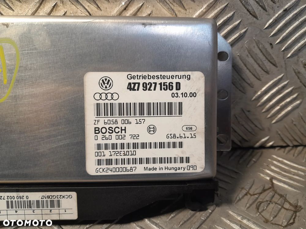AUDI A6 C5 STEROWNIK SKRZYNI 4Z7927156D - 2