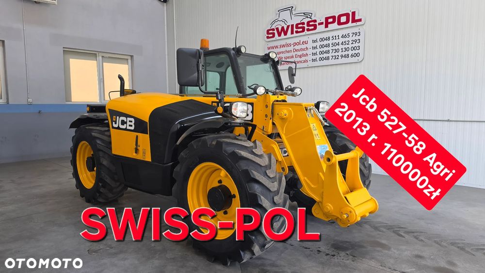JCB 527-58 AgrI Ładowarka Teleskopowa 634LSU MANITOU 531-60 Agri Merlo Dieci Weidemann Schafer 527-55 - 1