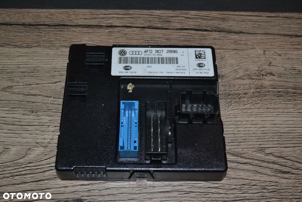 AUDI A6 C6 MODUŁ KOMFORTU STEROWNIK 4F0907289G 4F0910289G - 1