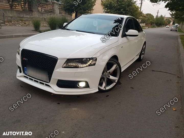 Prelungire spoiler fusta adaos bara fata Audi A4 B8 8K S line RS4 S4 - 3