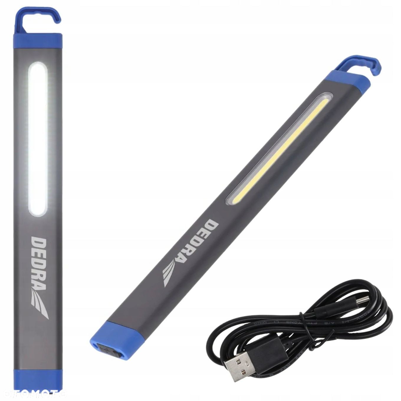 DEDRA LATARKA SLIM COB LED 360LM HACZYK MAGNES USB-C L0911 - 1