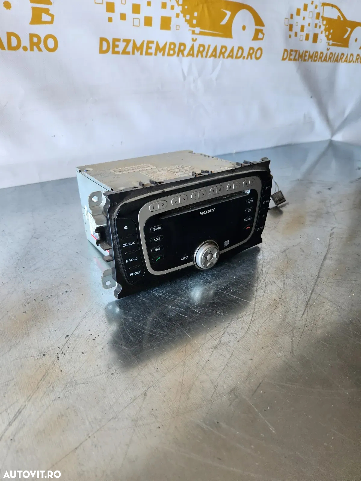 Radio Cd Cd Player Ford Mondeo Mk4 S Max C Max Dupa 2008 Cod VP6M2F-18C821-AE - 4