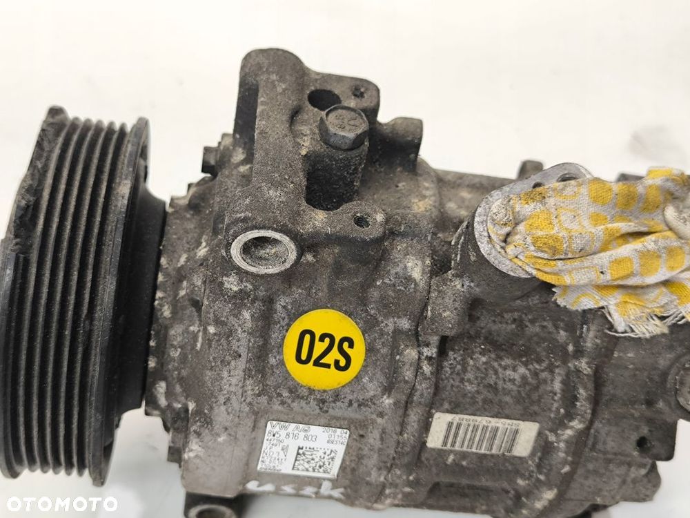 SPRĘŻARKA KOMPRESOR KLIMATYZACJI AUDI A4 B9 A5 8W 8W5816803 USZKODZONA ! - 4