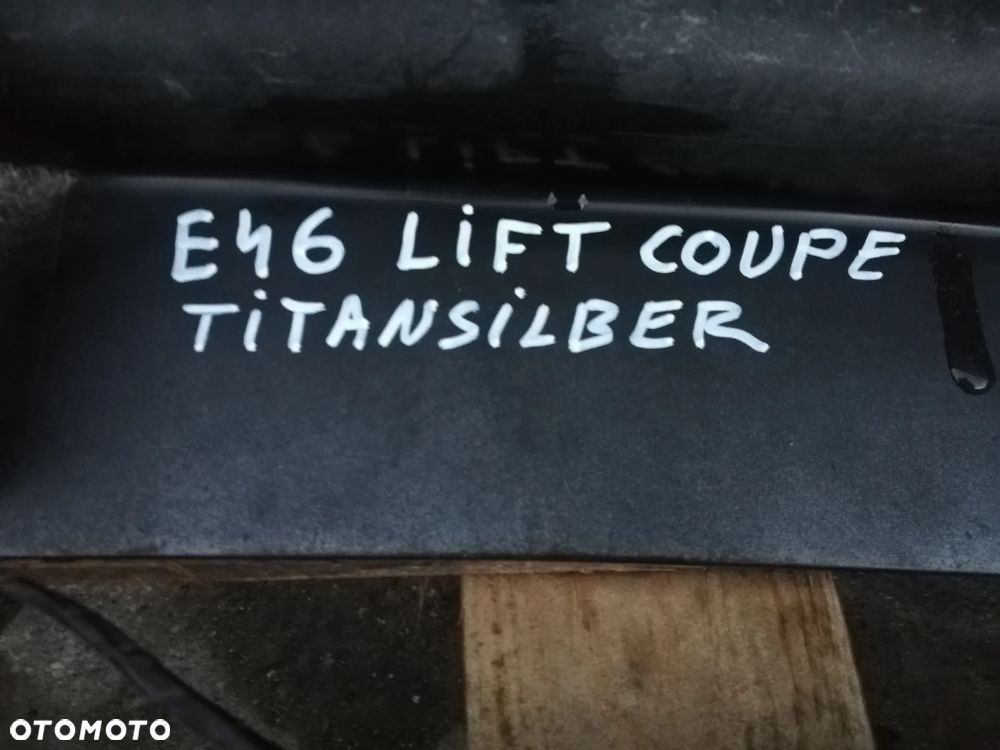 BMW E46 COUPE LIFT ZDERZAK TYŁ TYLNI titansilber - 8