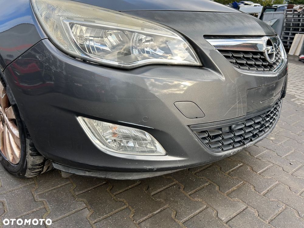 Opel Astra J przód kompletny Błotniki maska zderzak lampy europa pas przedni chłodnice wzmocnienie zderzak - 4